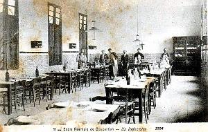 ALGER - BOUZAREAH - ECOLE NORMALE - REFECTOIRE- 1904
